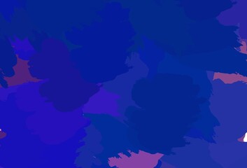 Light Blue, Yellow vector background with abstract shapes.