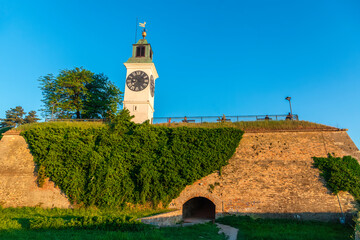 Panoramic view of Petrovaradin, Novi Sad, Serbia