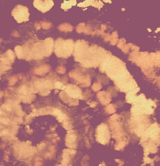 Abstract Design with Watercolor Circle. Color 