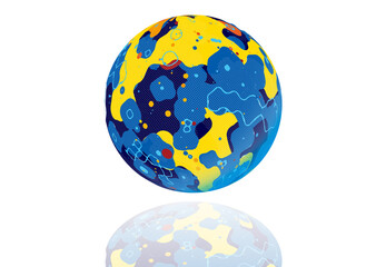 イラスト　球体　イメージ