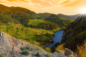 Fototapeta na wymiar Beautiful Tara Mountain in Serbia