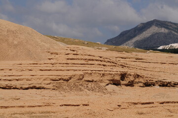 landscape in the desert