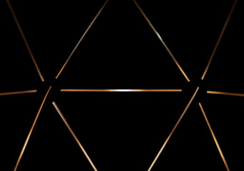 Black and gold geometric background 2 - 379151325