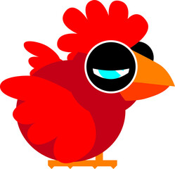 cartoon, illustration, bird, cute, animal,