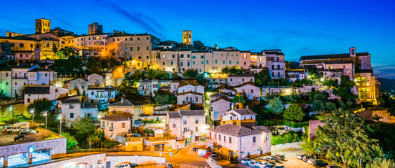 Obraz premium View of Narni, an ancient hilltown of Umbria, Italy