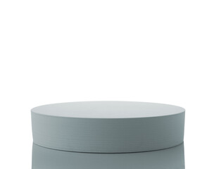 Podium for product presentation on white background