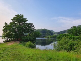 Obraz premium 대한민국 충청남도 서산 용유지