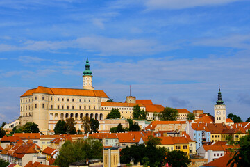 Town Mikulov with chateau
