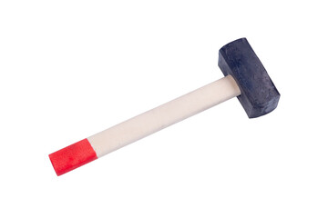 Used sledgehammer isolated on white background