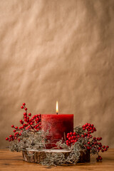 Kerze im Advent
