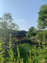 Fototapeta na wymiar Korean traditional house