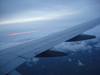 Fototapeta premium view from the plane