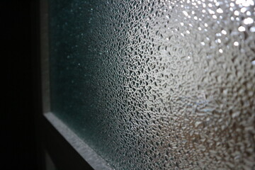 water drops on the window mirror