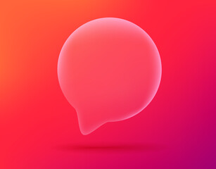 Speech cloud vector template for a text