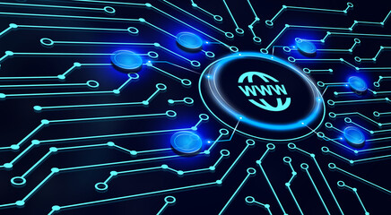 World wide web concept globe icon set. Planet web symbol set. Planet icon with world wide web sign.Business, technology, internet and networking concept.