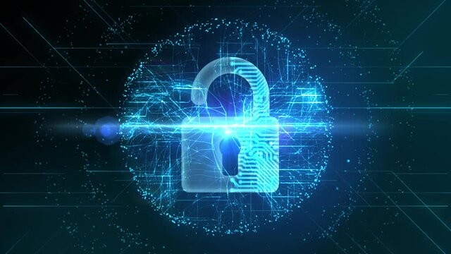 Cyber security data protection business technology privacy concept.