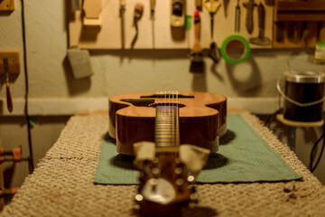 Making of a guitar