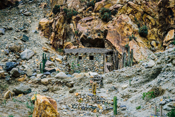 stone house in the mountain