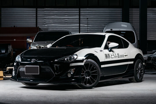 BANGKOK, THAILAND &ndash; June 4, 2019: Toyota 86, RWD sports car codeveloped by Toyota and Subaru, Japanese automobile manufacturer