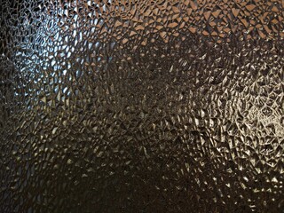 Surface of the dark patterned glass