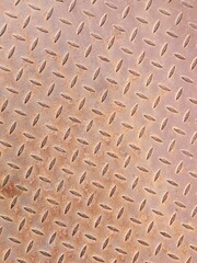 Brown rusty metal plate