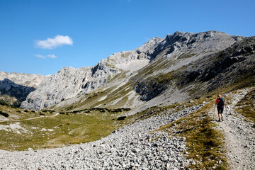 Fototapeta na wymiar Bergwandern in Tirol