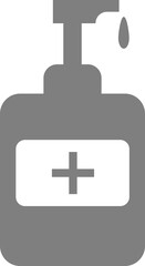 Medical disinfectant icon. Vector image.