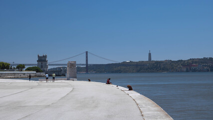 ponte 25 abril, castelo de belem, cristo rei