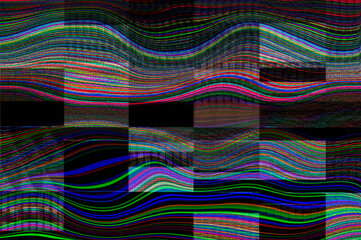 Abstract digital wave pattern / Abstract minimalistic background of a digital wave pattern.