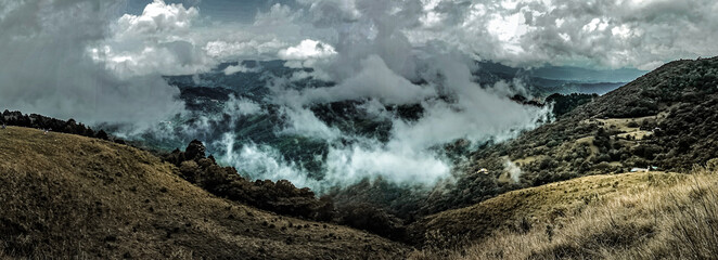panorama of the mountains