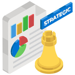 
Icon of strategic management, corporate document 
