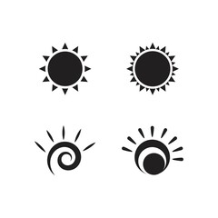 sun illustration logo