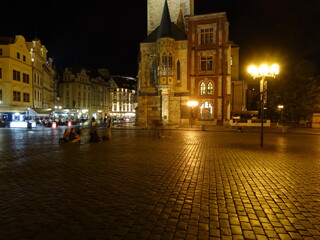 Fototapeta na wymiar Nachts in Prag