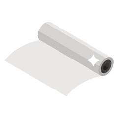 
Drawing paper icon design, isometric vector 
