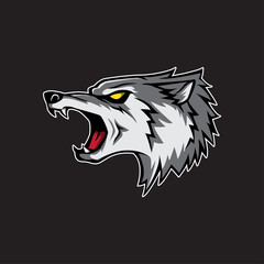wolf head mascot