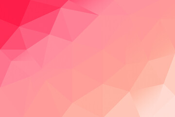 Obraz premium Abstract red pink low poly background. Creative polygonal backdrop