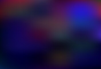 Dark Purple vector blurred bright pattern.