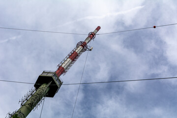 Obraz premium Radio and Television Antenna on the so-called 