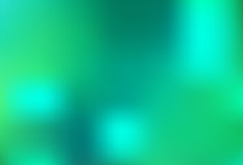 Light Green vector colorful blur background.