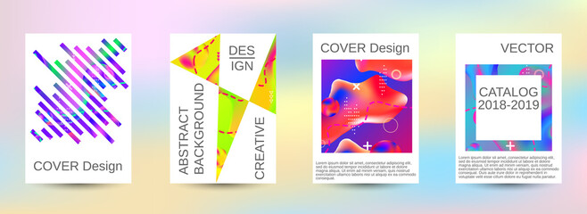 Fototapeta premium Creative fluid backgrounds
