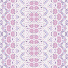 Trendy bright color seamless horizontal pattern in violet gray for decoration, paper, tiles, textiles, carpet, pillows. Home decor, interior design, cloth design. Ribbons.