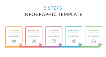 5 Steps - Infographic Template