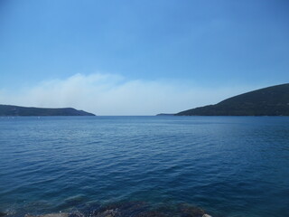 Montenegro, Bay of Kotor, Sunny day in July