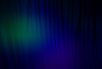 Dark Blue, Green vector layout with curved lines.