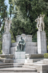 Statue of José Tartiere (in Spanish Monumento a José Tartiere) at the park called Parque Campo de...