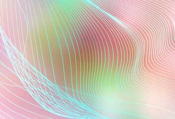Light Pink, Yellow vector abstract bright template.