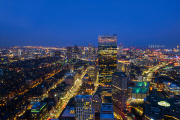 Fototapeta na wymiar Boston From Above