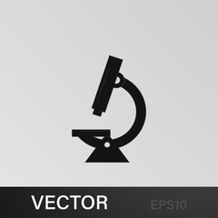 microscope icon. Education, academic degree. Signs, outline symbols collection, simple icon for websites, web design, mobile app