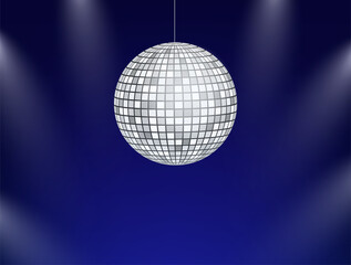 Dance floor. Night disco parties. Retro vintage neon grid dance floor horizon. Vector stock illustration