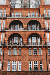 Historic red brick houses of London